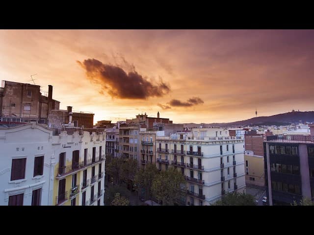 2 Hours of Relaxing City Ambience Sounds in Barcelona, Spain 3D ASMR